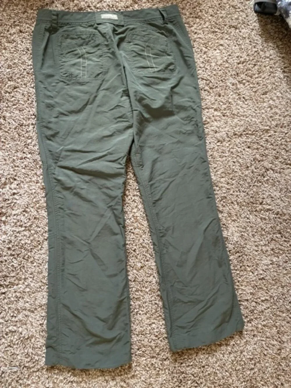 North Face women's nylon pants, size 12, good condition